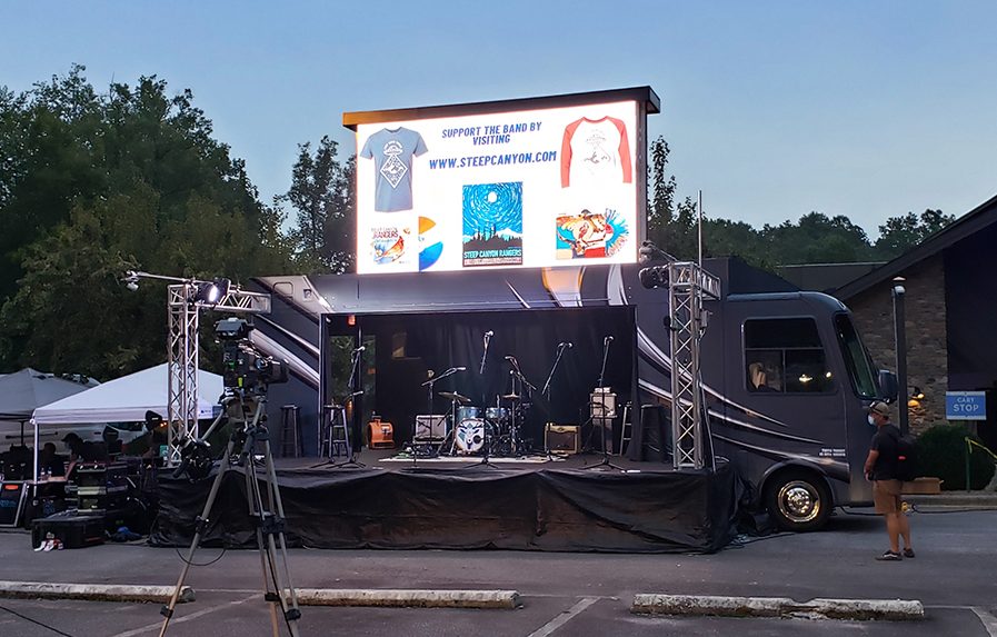 SHOW-READY MOBILE is designed to maximize social distancing and allow our customers to execute drive-in experiences safely from any parking lot.