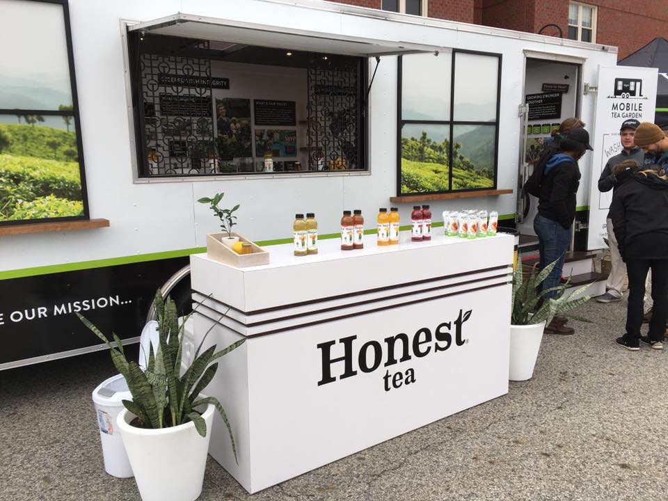 Honest Tea Sampling Vehicle built by Turtle Transit