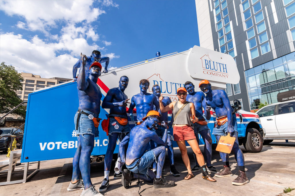 Arrested Development Bluth Company Stair Truck built by Turtle Transit