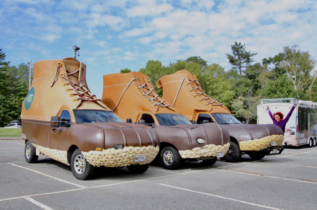 LLBean Boot Mobile Marketing Vehicles built by Turtle Transit