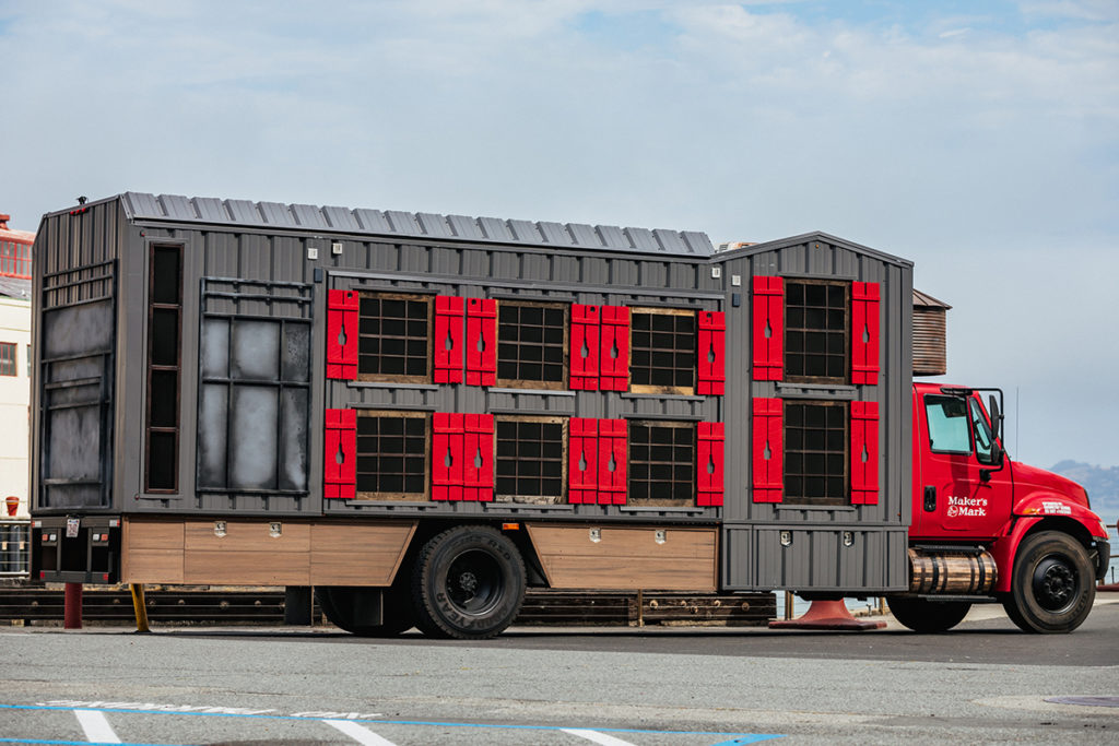 Makers Mark truck built by Turtle Transit