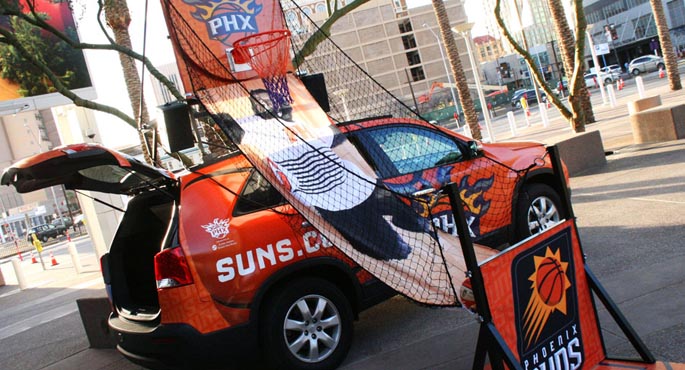 Phoenix Suns Game-Day Vehicle