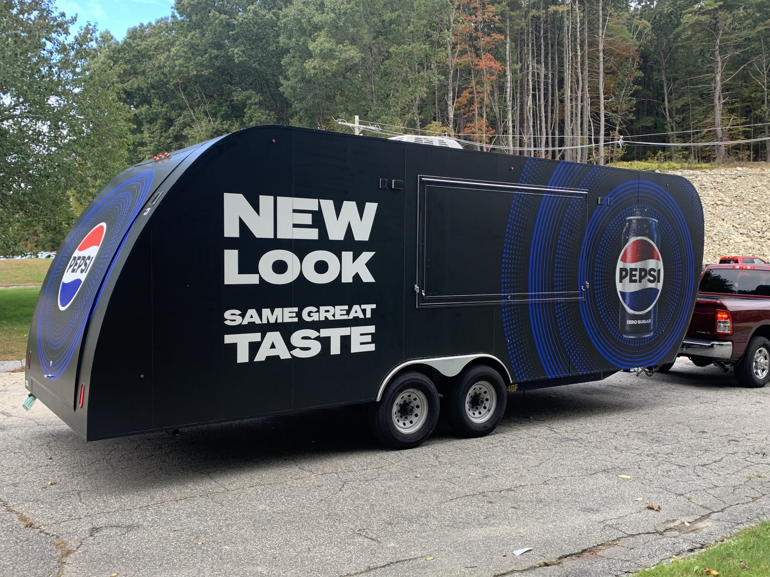 Pepsi marketing trailer built by Turtle Transit